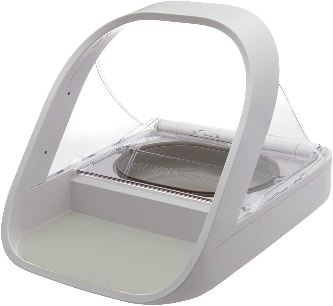 - - Surefeed - Microchip Pet Feeder - Selective-Automatic Pet Feeder Makes Meal Times Stress-Free, Suitable for Both Wet and Dry Food - MPF001