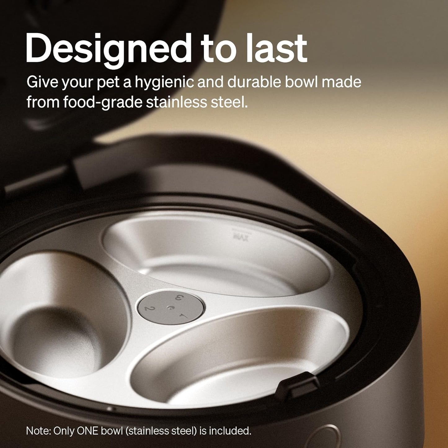 Automatic Cat Feeder Wet Food with Stainless Steel Bowl, Refrigerated Auto Cat Feeder with Semiconductor Cooling, 3 Fresh Meals for 3 Days, App-Controlled Pet Food Dispenser, Easy to Clean