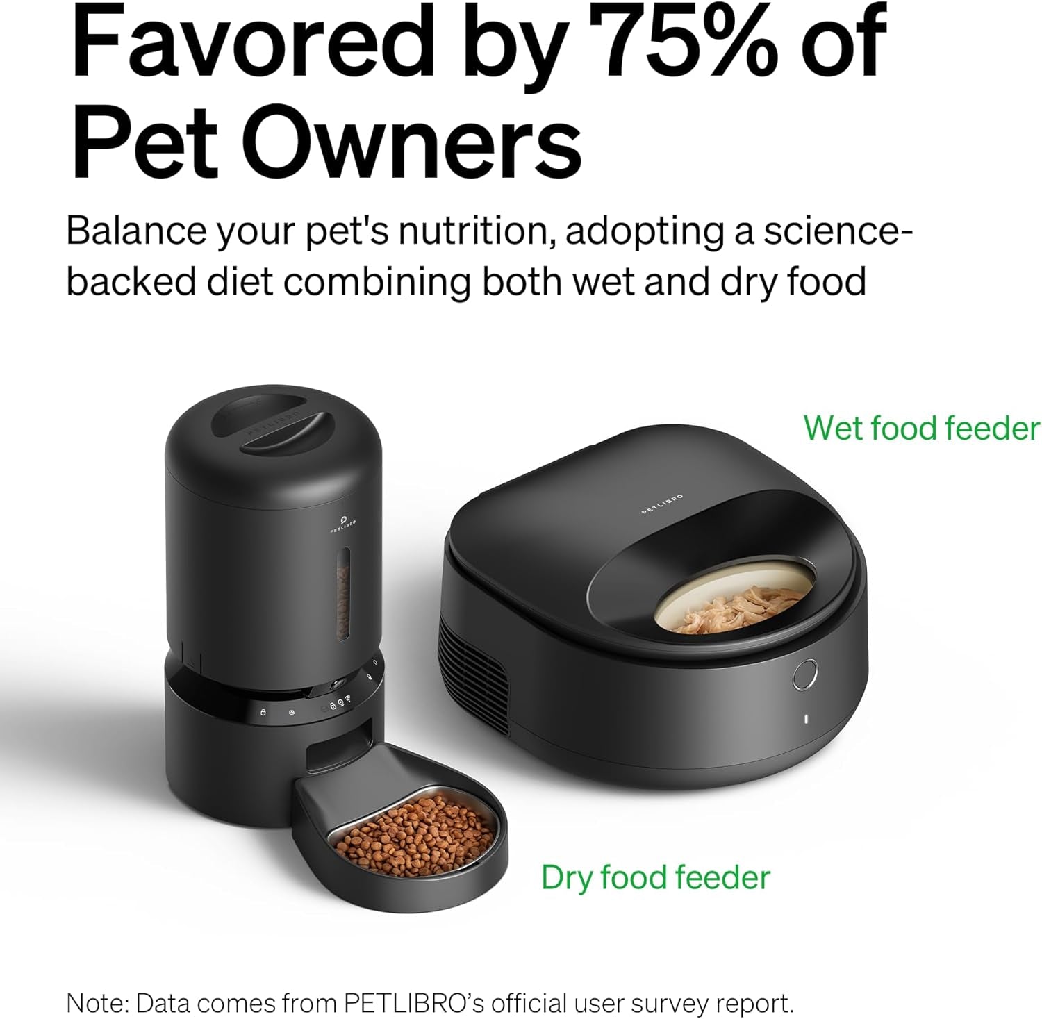 Automatic Cat Feeder Wet Food Refrigerated New Upgraded APP Control,3 Days Freshness 3 Meals,Semiconductor Cooling&Quick Chills Wet Food Dispenser,Polar Wifi Timed Auto Pet Feeder for Cat Dog