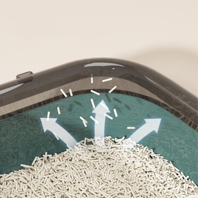 Removable Cat Litter Basin Set: Stylish And Convenient Cleaning Solution For Your Feline Friend-3