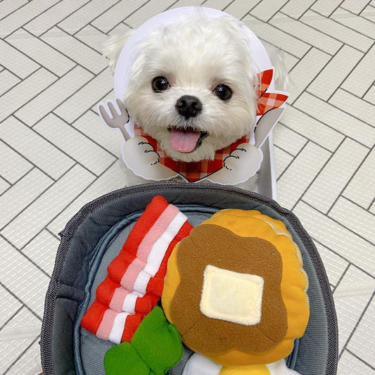 Sniff 'N' Chow Breakfast Hide-And-Seek Dog Toy-0