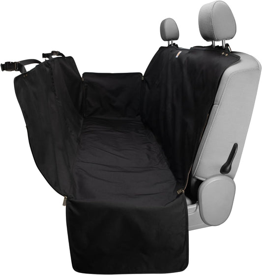 Universal Fitted Nylon Duck Pet Hammock, Dog Back Seat Cover, Black