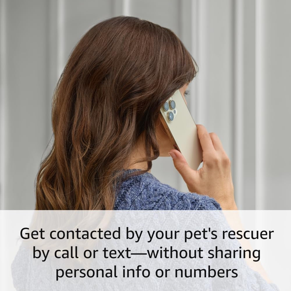 Pet Tag | Easy-To-Use Tag with QR Code | Real-Time Scan Alerts | Shareable Pet Profile | No Subscription or Fees