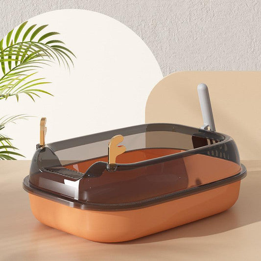 Removable Cat Litter Basin Set: Stylish And Convenient Cleaning Solution For Your Feline Friend-0