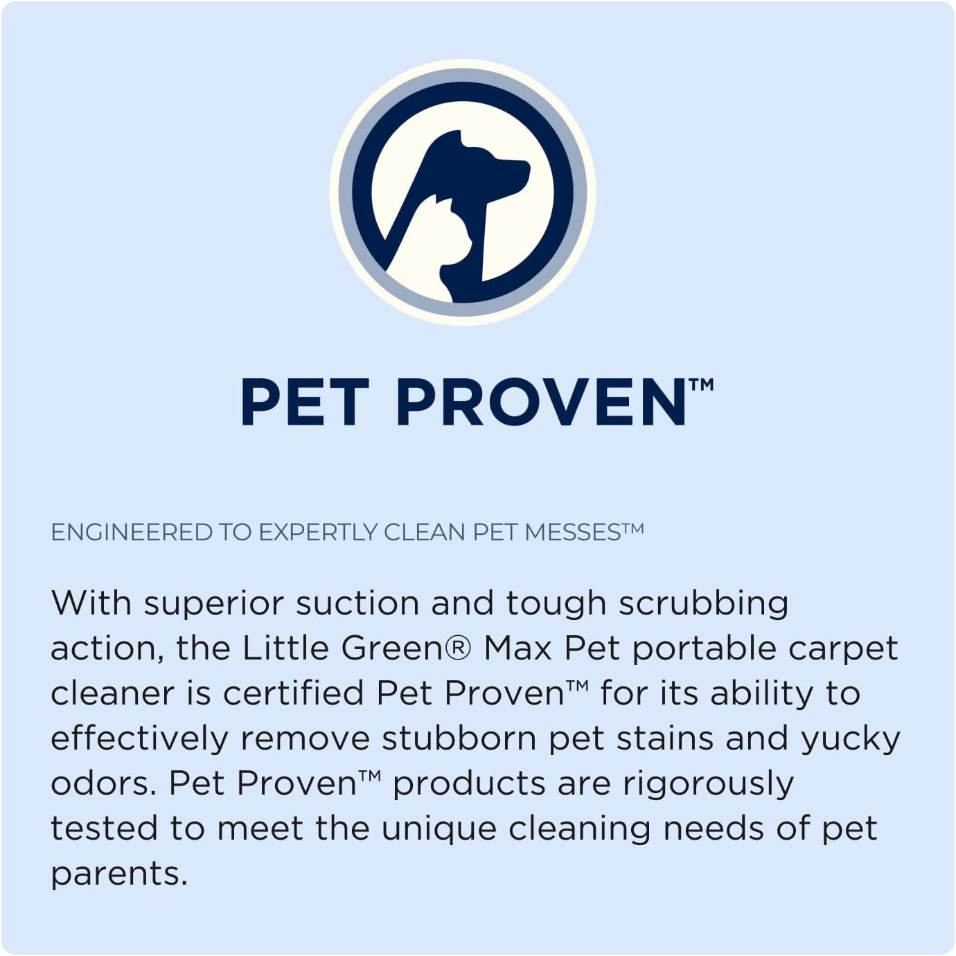 ® Little Green® Max Pet Portable Carpet and Upholstery Deep Cleaner, Car/Auto Detailer, with Self-Cleaning Tough Stain Tool and Pet Hair Removal Tool (3860)