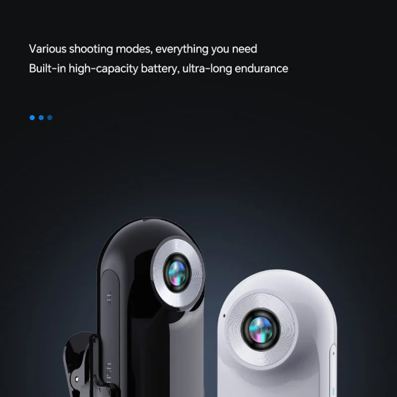 HD 1080P Wireless Collar Camera No WiFi Needed Dog Cat Pet Camera Collar Nanny Camera Video Records for Cats Dogs Birthday Gift