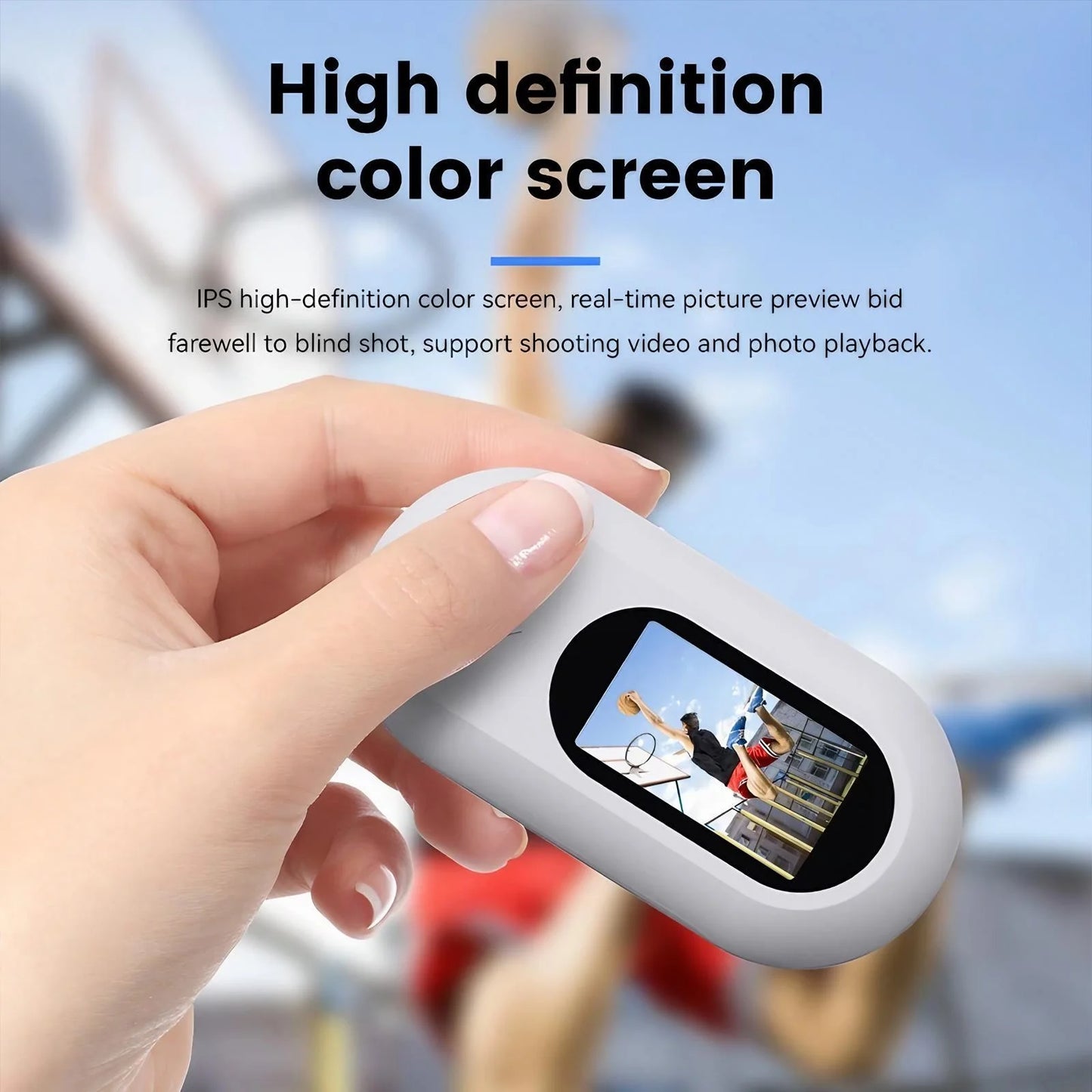 1080P HD Pet Camera Collar Wireless Mini Body Cam for Dogs Cats Indoor Outdoor Sports Action Video Recording