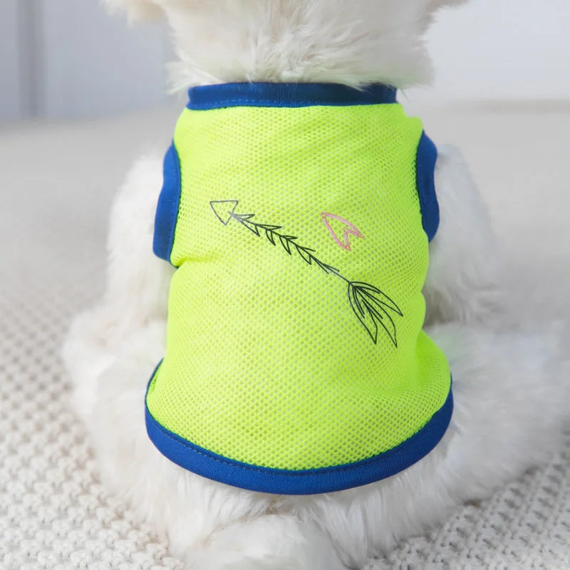 Fashion Cat Clothes Pet Dog Clothes For Small Dogs Chihuahua French Bulldog Summer Vest T Shirt Super Cool Lovely Puppy Clothing