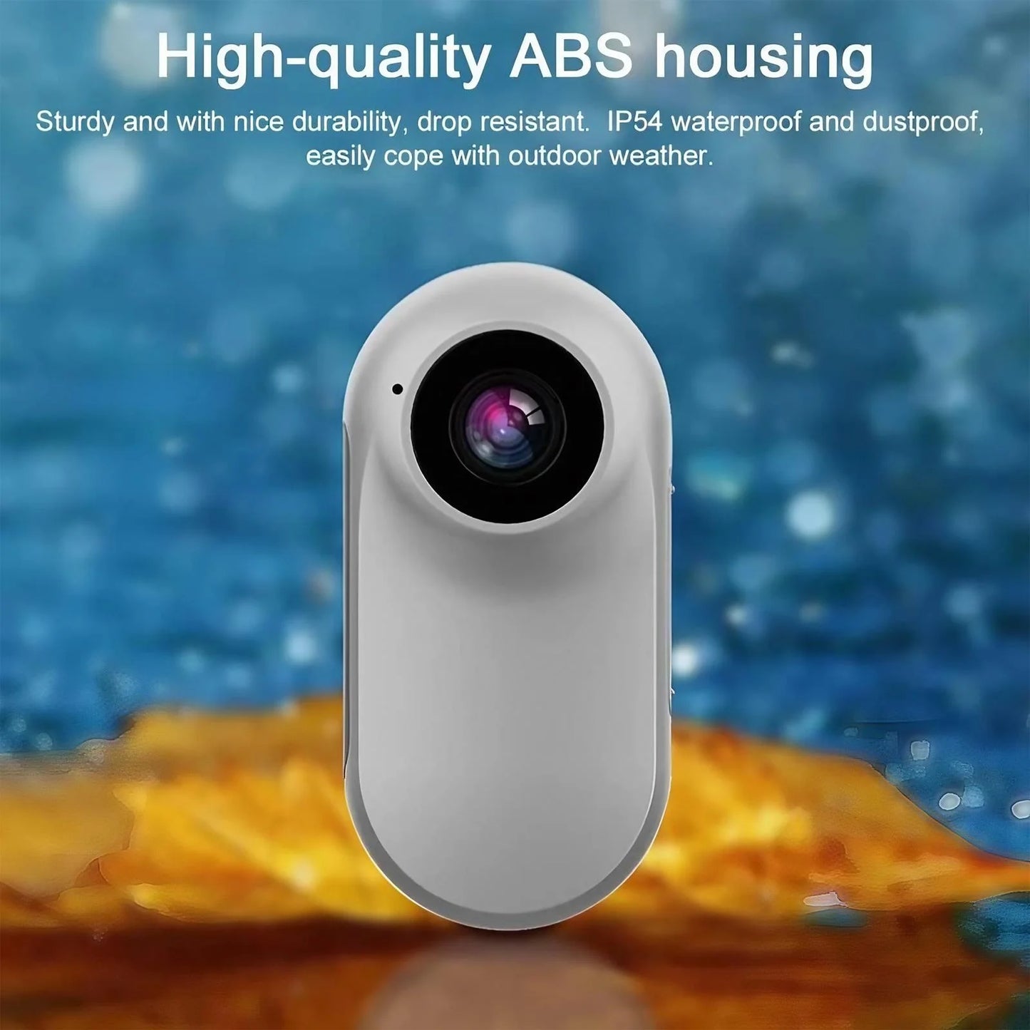 1080P HD Pet Camera Collar Wireless Mini Body Cam for Dogs Cats Indoor Outdoor Sports Action Video Recording