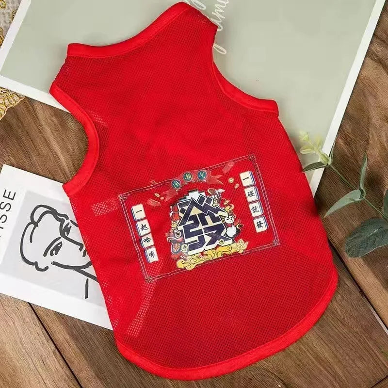 Fashion Cat Clothes Pet Dog Clothes For Small Dogs Chihuahua French Bulldog Summer Vest T Shirt Super Cool Lovely Puppy Clothing