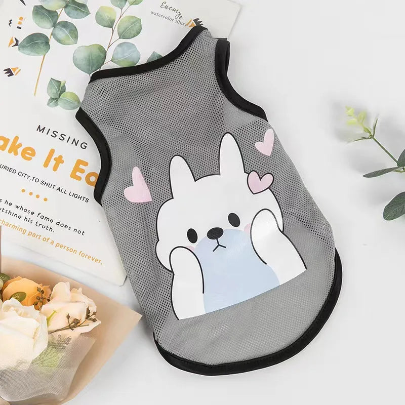 Fashion Cat Clothes Pet Dog Clothes For Small Dogs Chihuahua French Bulldog Summer Vest T Shirt Super Cool Lovely Puppy Clothing