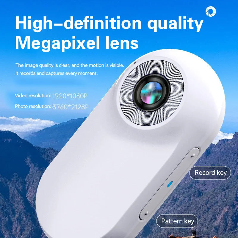 HD 1080P Wireless Collar Camera No WiFi Needed Dog Cat Pet Camera Collar Nanny Camera Video Records for Cats Dogs Birthday Gift