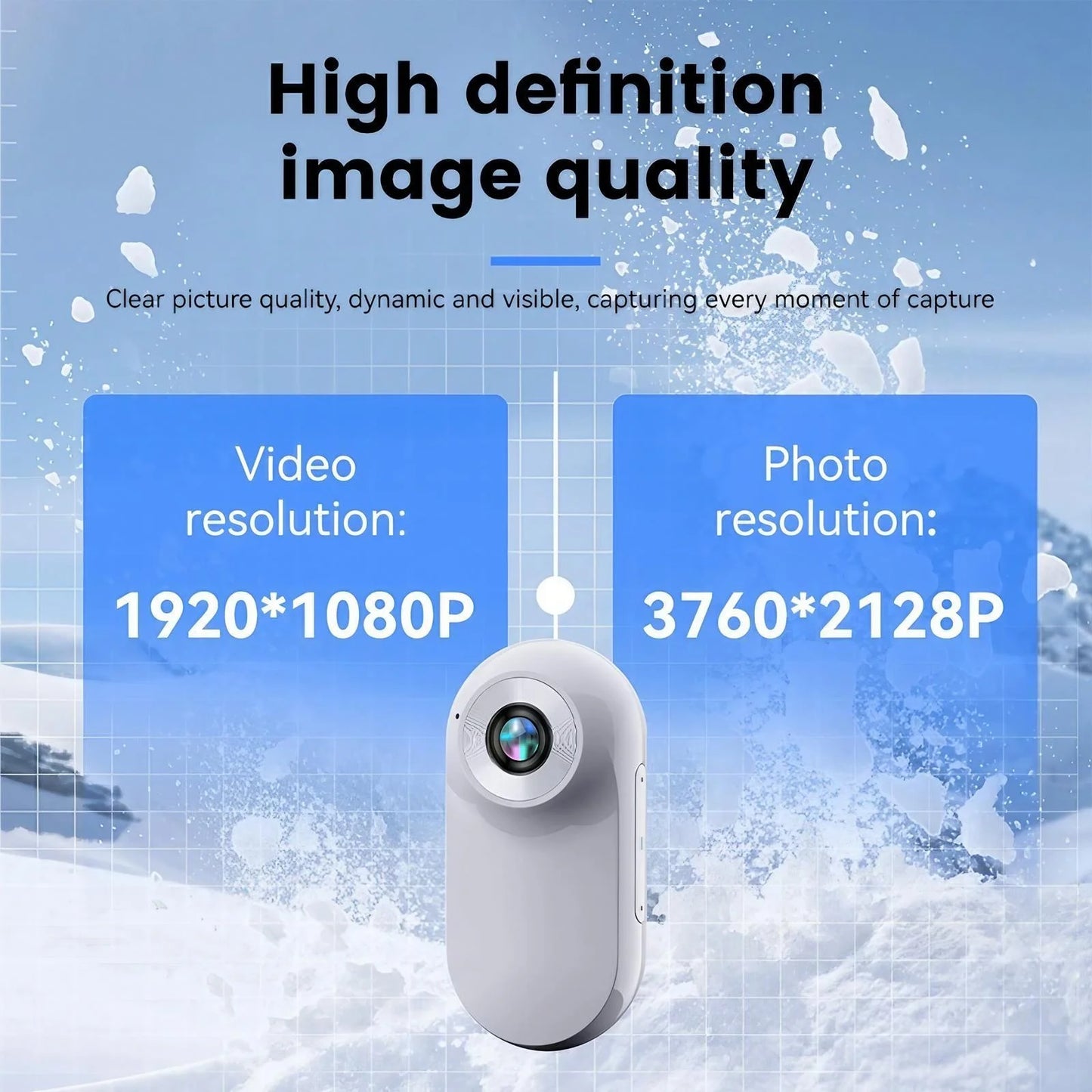 1080P HD Pet Camera Collar Wireless Mini Body Cam for Dogs Cats Indoor Outdoor Sports Action Video Recording