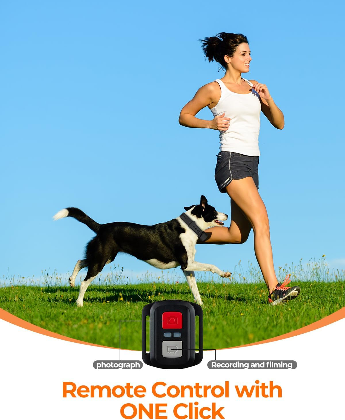 HD 4K Dog Tracker Collar, Wifi Cat Collars Camera Mini Action Camera for Video Records Wireless Cats Dogs Collar Mini Body Cam Outdoor/Inoor Pet Supplies Birthday