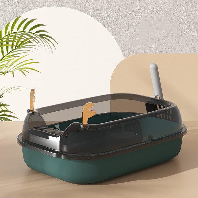 Removable Cat Litter Basin Set: Stylish And Convenient Cleaning Solution For Your Feline Friend-1